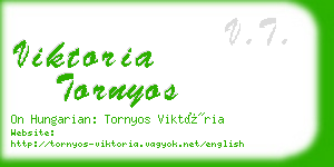 viktoria tornyos business card